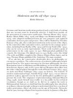 Modernismand the self - 1890-1924