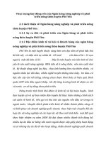 Thực trạng huy động vốn của Ngân hàng nông nghiệp và phát triển nông thôn huyện Phổ Yên