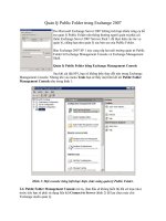 Quản lý Public Folder trong Exchange 2007