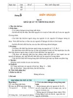 Tài liệu HOA 10. TIET 37-38