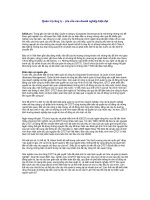 Quản trị công ty - yêu cầu của doanh nghiệp hiện đại