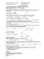 Gián án đề thi toan 7