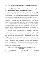 LÝ LUẬN CHUNG VỀ  BẢO HIỂM VẬT CHẤT XE CƠ GIỚI