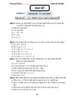 Bài soạn đề cuơng toán 10 CB