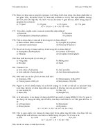 Trắc nghiệm khách quan hóa hữu cơ P4