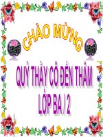 Gián án MRVT: THÀNH THỊ - NÔNG THÔN LỚP 3