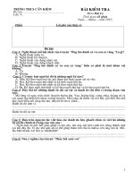 Bài giảng Kiểm tra 1  tiết  -  Văn 6