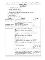 Bài soạn Khoa học kì 2 - cả tập