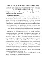 MỘT SỐ GIẢI PHÁP MỞ RỘNG CHO VAY TIÊU  DÙNG TẠI NGÂN HÀNG ĐẦU TƯ VÀ PHÁT TRIỂN VIỆT NAM CHI NHÁNH 53 QUANG TRUNG HÀ NỘI