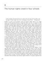 The human rights creed in four schools