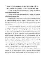 NHỮNG GIẢI PHÁP PHÒNG NGỪA VÀ HẠN CHẾ RỦI RO TÍN DỤNG TẠI CHI NHÁNH NGÂN HÀNG NGOẠI THƯƠNG VINH