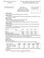 Bài giảng HSG ĐỊA- HUYỆN HƯNG YÊN 2010-2011