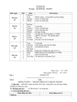Bài soạn giáo án 3-tuần 20.t