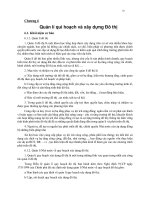 Chương 6 Quản lí qui hoạch và xây dựng Đô thị