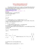 Tài liệu Phương trình nghiệm nguyên và cách giải