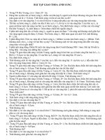 Gián án BT Giao thoa ánh sáng- Tự luận