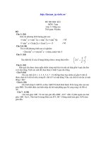 Toán 11 Đề thi HK I số 1