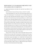 PHƯƠNG HƯỚNG VÀ CÁC GIẢI PHÁP HOÀN THIỆN NHỮNG VẤN ĐỀ TỒN TẠI TRONG CÔNG TY CƠ KHÍ Ô TÔ 3