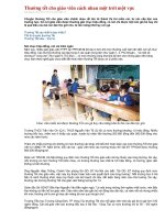 Tài liệu Thưởng tết cho giáo viên cách nhau một trời một vực