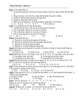 Bài soạn De on tap khoi 12