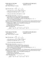 Tài liệu KSCL KI I TOAN 9