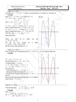 LỜI GIẢI ĐỀ THI TOÁN 2011 - ĐỀ SỐ 4