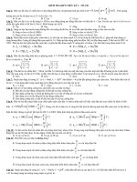 Tài liệu đề kiểm tra kiến thức đợt 1