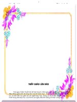 Bài giảng thay giao len deo