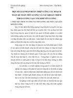 MỘT SỐ GIẢI PHÁP HOÀN THIỆN CÔNG TÁC HOẠCH TOÁN KẾ TOÁN TIỀN LƯƠNG VÀ CÁC KHOẢN TRÍCH THEO LƯƠNG TẠI CẢNG KHUYẾN LƯƠNG