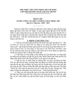 Bài soạn bao cao so ket HKI NH 10-11