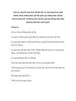 Thủ tục công bố cảng thuỷ nội địa đối với cảng hàng hoá, hành khách, thuộc đường thuỷ nội địa quốc gia, đường thuỷ nội địa chuyên dùng nối với đường thuỷ nội địa quốc gia không tiếp nhận phương tiện thuỷ nước ngoài