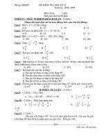 Gián án de kiem tra so 6 ky II