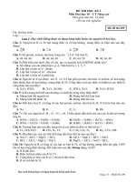 Bài soạn THI KY I -2010- DAP AN- ĐỀ 4