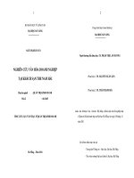 Nghiên cứu văn hóa doanh nghiệp tại khách sạn the nam hải 