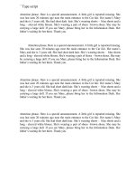 Tài liệu KT Anh 9 bài 1