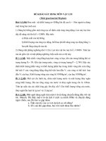 Tài liệu ĐỀ HSG LÍ 8