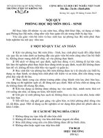 Tài liệu NOI QUY PHONG HOC BO MON
