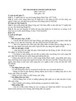 Bài giảng Đề HSG MÔN SỬ CHẮC ĂN ĐẬU