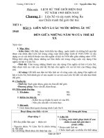 Tài liệu Giáo an Lich sử 9 mới