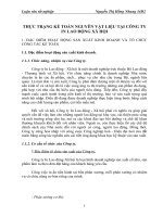 THỰC TRẠNG KẾ TOÁN NGUYÊN VẬT LIỆU TẠI CÔNG TY IN LAO ĐỘNG XÃ HỘI