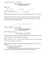 Bài giảng Đề tự luyện Toán tuần 18