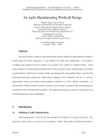 An agile manufacturing workcell design 