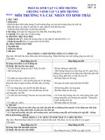 Bài giảng giao an Sinh 9 theo chuan KT-KN moi nhat