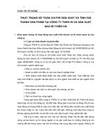THỰC TRẠNG KẾ TOÁN CHI PHÍ SẢN XUẤT VÀ TÍNH GIÁ THÀNH SẢN PHẨM TẠI CÔNG TY TNHH IN VÀ SẢN XUẤT BAO BÌ THIÊN HÀ