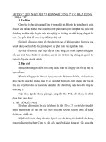 MỘT SỐ Ý KIẾN NHẬN XÉT VÀ KIẾN NGHỊ CÔNG TY C Ổ PHẦN DIANA