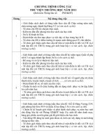 Bài giảng Chương trình hoạt động của Thư viện trường học