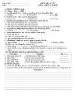 Gián án Kiểm tra 1 tiết Sử 6