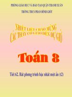 Bài soạn Tiet 62. BPT bac nhat mot an (t2)