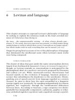 Levinas and language