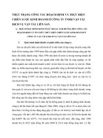 THỰC TRẠNG CÔNG TÁC HOẠCH ĐỊNH VÀ THỰC HIỆN CHIẾN LƯỢC KINH DOANH Ở CÔNG TY TNHH VẬN TẢI DỊCH VỤ VẬN TẢI  LIÊN SAN